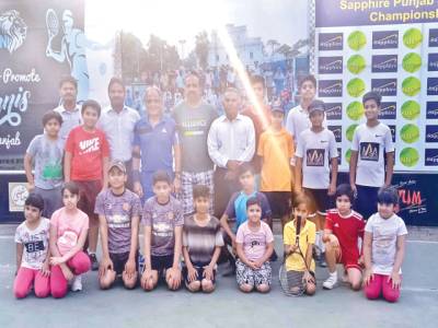 Talat Rafique Punjab Jr Tennis inaugurated