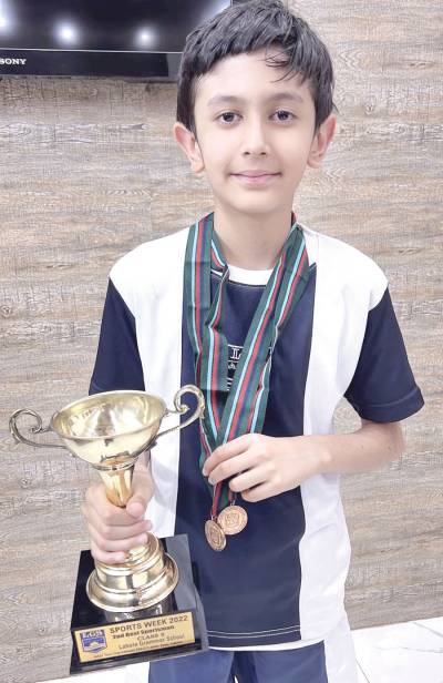Mustafa Klair secures second position in LGS Annual Sports Day