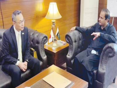 Wahab appreciates Japanese cooperation in making Karachi modern city