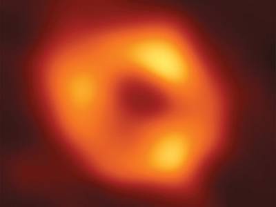 Astronomers reveal first image of black hole at Milky Way’s centre