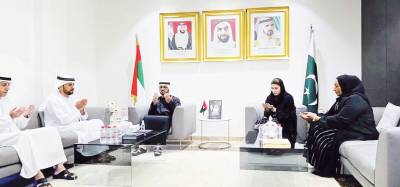 Shazia Marri pays condolence visit to UAE Consulate
