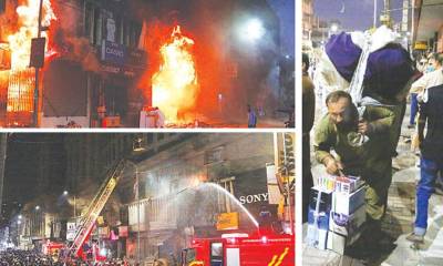 Sindh CM takes cognisance of Saddar fire incident