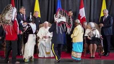 Pope makes history by apologizing for Catholic abuse to Canada's Indigenous peoples