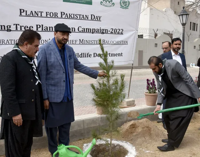 Balochistan CM inaugurates Tree Plantation Drive
