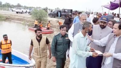 All flood-affected areas declared calamity-hit, CM tells PTI leaders
