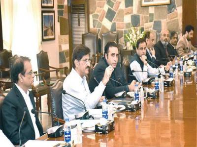 FM Bilawal, CM Murad review flood situation, relief work