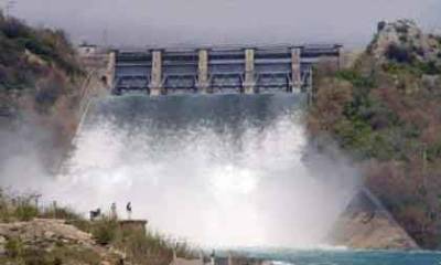 Khanpur dam spillways opened again to release extra water
