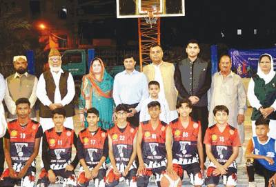 Aram Bagh Club wins Defence Day Basketball opener