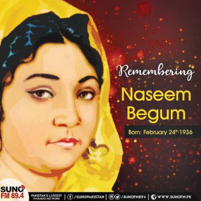 Renowned Singer Naseem Begum remembered