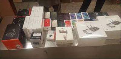 Customs foil smuggling bids of electronic items  