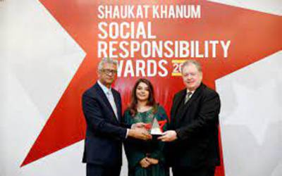 Shaukat Khanum Corporate  Excellence Award for Hashoo Hotels