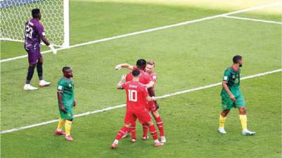 Apologetic Embolo gives Swiss 1-0 victory over Cameroon
