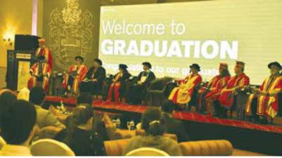 University of Essex graduation ceremony in Pakistan